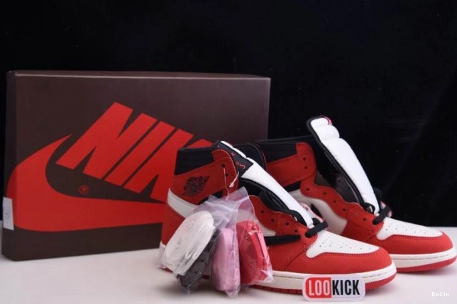Bmlin JORDAN AIR SCOTT HIGH 1 100(RED) - RETRO TRAVIS OG CD4487 X 0729